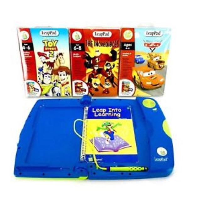 Leapfrog Leappad With  Toy Story 2 books & cartridges boxed