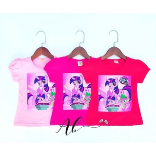 เสื้อยืด ลาย Angel Baby Pony My Little (เชอร์รี่, ชมพู &amp; แดง)