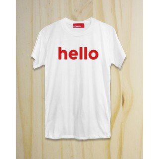 เสื้อยืด hello สีขาว แบรนด์ VERz x DONt