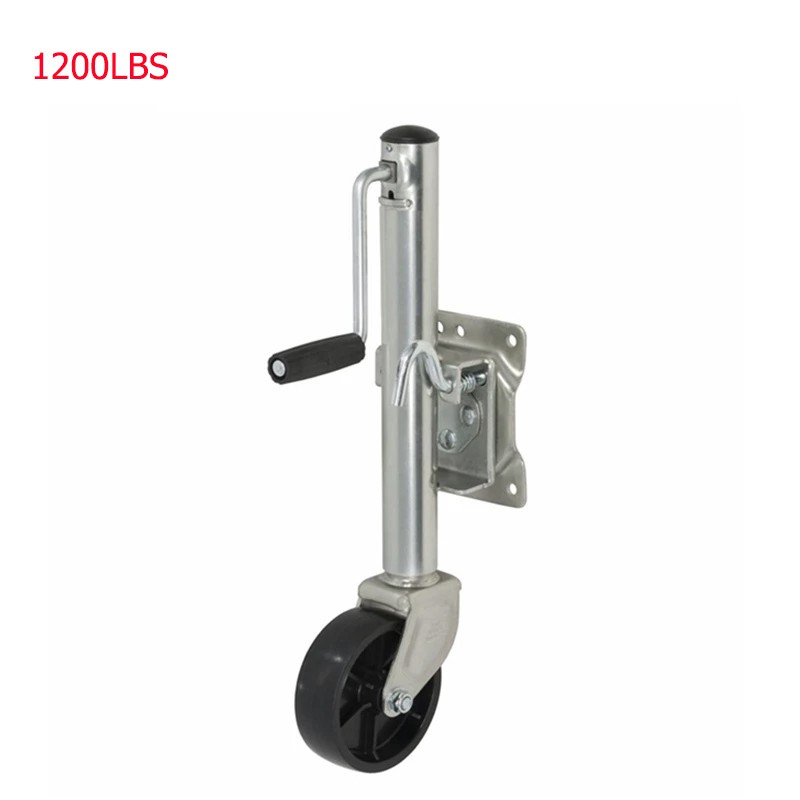 ล้อหน้าเทรลเลอร์ ขนาด 1,200ปอนด์ แบบล้อเดี่ยว TRAILER JACK 1200 LBS