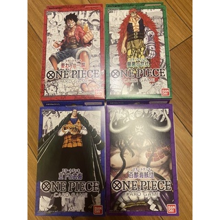 พร้อมส่ง [One Piece TCG] One Piece Starter Deck เด็คเริ่มต้น วันพีซ การ์ดเกม ภาษาญี่ปุ่น ของแท้ 100% 4 เด็ค 2,000 บาท