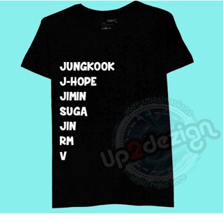 เสื้อยืด BTS T-Shirt เส้นด้ายเบอร์32 s,m,l,xl