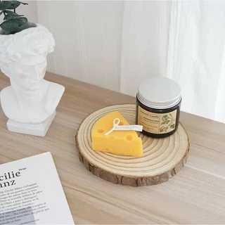 [ร้านไทย] แผ่นรองแก้ว ✨ แผ่นไม้ธรรมชาติ เศษไม้ DIY ที่รองแก้ว สำหรับเป็น พร็อพถ่ายรูป รองสินค้า ตกแต่งบ้าน จัดบูธ