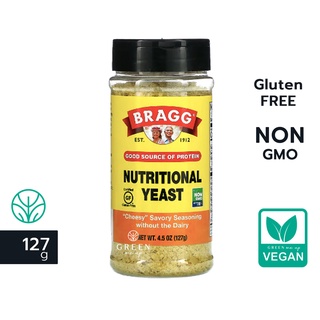 Bragg Nutritional Yeast นิวทริชั่นแนล ยีสต์ Non GMO วีแกน ยีส 127g Vegan Gluten free