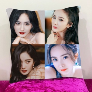 หมอนอิงสั่งทำ ใส่ได้4รูป หมอนอิงขนนุ่ม หมอนอิงโซฟา หมอนอิงในรถ หมอนอิง Cushions หยางมี่ Yang Mi