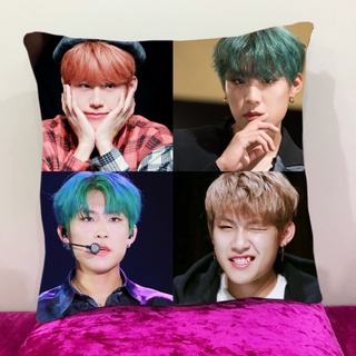 หมอนอิงสั่งทำ ใส่ได้4รูป หมอนอิงขนนุ่ม หมอนอิงโซฟา หมอนอิงในรถ หมอนอิง Cushions พักอูจิน Park Woo jin เอบีซิกซ์ AB6IX