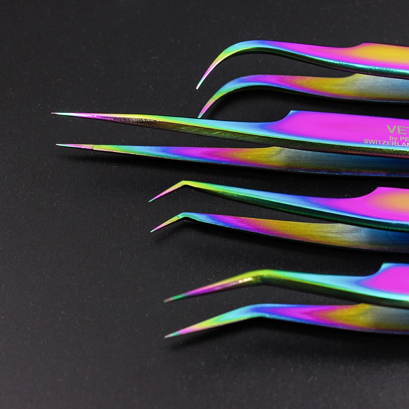 Vetus MCS ซีรีย์แฟนตาซีสดใสระดับพรีเมี่ยม Super Precision แหนบสำหรับต่อขนตา Pinzas - รูปที่ 3