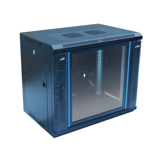 Rack Cabinet 9U (60 cm.) LINK (CW2-60609G) Glass