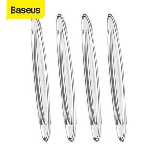 baseus สติกเกอร์โปร่งใส กันกระแทก สำหรับติดขอบประตูรถยนต์ 4 ชิ้น