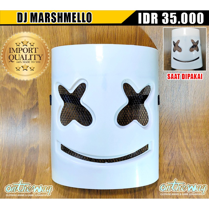 หน้ากาก Marshmello Dj Mask / หน้ากากนําเข้าและคุณภาพ