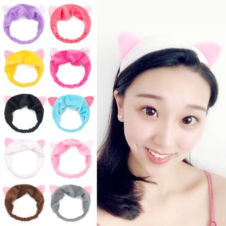 หูแมวเกาหลีแบบคาดศีรษะผู้หญิงสาวน่ารักแต่งหน้า hairband อุปกรณ์ผม