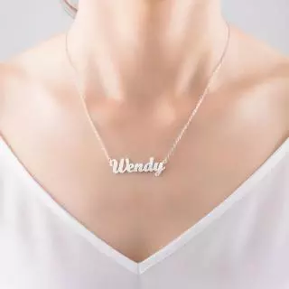 Bonlavie 【สร้อยคอแบบกําหนดเอง ชื่อ】สร้อยคอโชคเกอร์ สเตนเลส จี้ป้ายชื่อ เครื่องประดับส่วนบุคคล