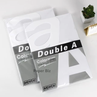 Double A กระดาษการ์ดขาว ขนาด A4 หนา 180 แกรม 50 แผ่น/แพค