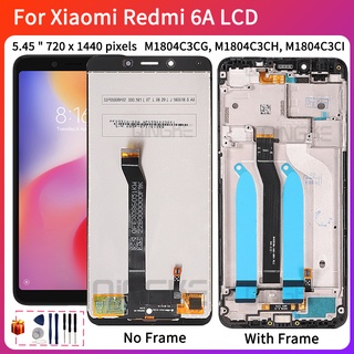 อะไหล่หน้าจอสัมผัสดิจิทัล LCD แบบเปลี่ยน สําหรับ Xiaomi Redmi 6A