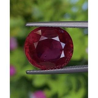 พลอย ทับทิม (Ruby Sapphire) 9.40 กะรัต (Cts.) พลอยแท้ อัญมณีมงคลประจําวันเกิด