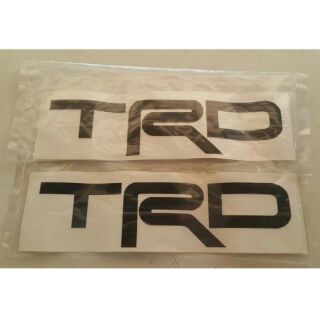 สติกเกอร์ สติกเกอร์TRDติดข้างกะบะ TRD มี3สี (1ชุดมี2แผ่น)