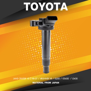 ( ประกัน 1 เดือน ) คอยล์จุดระเบิด TOYOTA LAND CRUISER / 4RUNNER / LEXUS IS200 GS430 LS430 - SCT-901 - SURES MADE IN J...