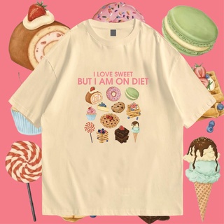 (🔥พร้อมส่ง🔥) เสื้อ I LOVE SWEET กุชชี่ นอร์ธเฟซ ผ้าCotton 100% มีสองสี ส่งไววันต่อวันจ้า ร้าน Sheshirts