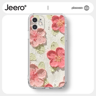 Jeero เคสไอโฟน เคสซิลิโคนนุ่มกันกระแทกใสน่ารักตลก เคสโทรศัพท์ Compatible for iPhone 14 13 12 11 Pro Max SE 2020 X XR XS 8 7 Plus พลัส HFF1645