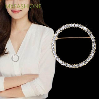 Mxfashione เข็มกลัดทรงกลมหลากสีสําหรับผู้หญิงและผู้ชาย