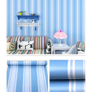 ลายโมเดิร์น วอลเปเปอร์ สติกเกอร์ ติดผนัง กาวในตัว PVC มีกาวใ…