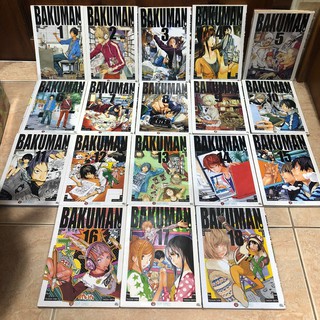 💖 (ไม่แยกเล่มขายจ้า) Bakuman บาคุมัง วัยซนคนการ์ตูน เล่ม 1-18 สึงูมิ โอบะ,ทาเกชิ โอบาตะ (Tsugumi Ohba,Takeshi Obata)