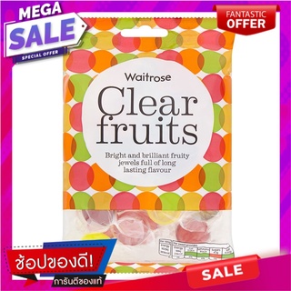 เวทโทรสเคลียร์ฟรุ๊ตลูกอมรสผลไม้รวม 225กรัม Waitrose Clear Fruit Mixed Fruit Candy 225g.