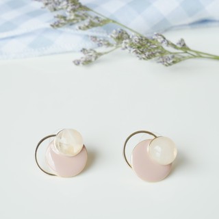 【Pretty Refined】พร้อมส่ง Cute Cycle S925 earring Korea Style ต่างหูน่ารัก