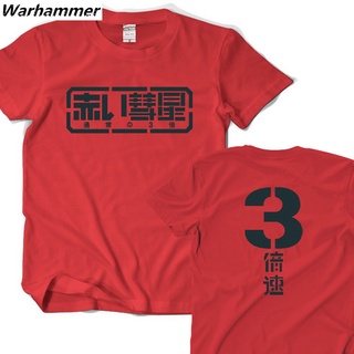 ใหม่ เสื้อยืดแฟชั่น ลาย Warhamme Gundam MS-06S ZAKU II COMDER TYPE สีแดง สําหรับผู้ชาย