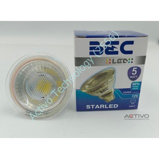 BEC LED MR16 12V 5W รุ่น STARLED