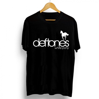 [COD]Summwe เสื้อยืดแขนสั้น พิมพ์ลายโปสเตอร์ Deftones สีดํา แฟชั่นสําหรับผู้ชาย 5S-5XL