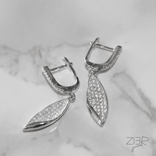 ต่างหูเงินแท้ 925 Silver Earring 925-(E04180358)