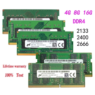 เมมโมรี่การ์ด Micron 4Gb 8Gb 16Gb Pc4 2Rx8 1Rx8 2133 2400 2666 Ddr4 2133Mhz 2666 Mhz