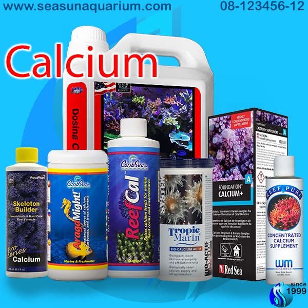 Calcium แคลเซียม สำหรับปลาและปะการัง CaribSea ReefCal AragaMight AquaPharm Tropic Marin Bio-Calcium 