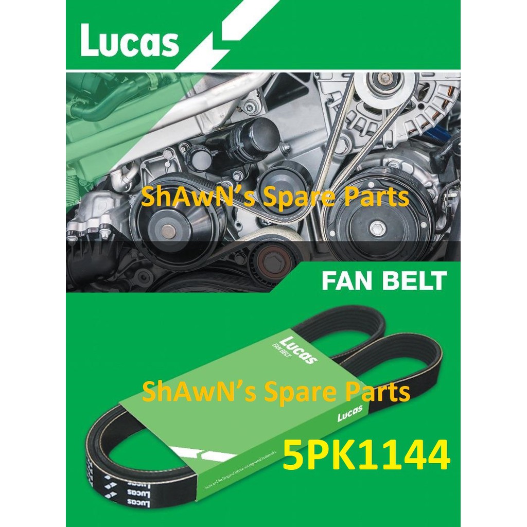 สายพานพัดลม LUCAS 5PK1145 Honda City SEL Jazz SAA ( 2003-2008 )