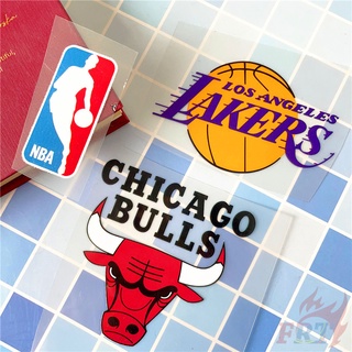 ◆ สติกเกอร์ไวนิล Nba - Chicago Bulls Los Angeles Lakers สําหรับติดตกแต่ง ◆ สติกเกอร์ไวนิล พิมพ์ลายความร้อน DIY สําหรับติดตกแต่ง 1 ชิ้น