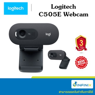 [พร้อมส่ง] LOGITECH C505e HD WebCam 720p [รับประกันศูนย์ 2 ปี]