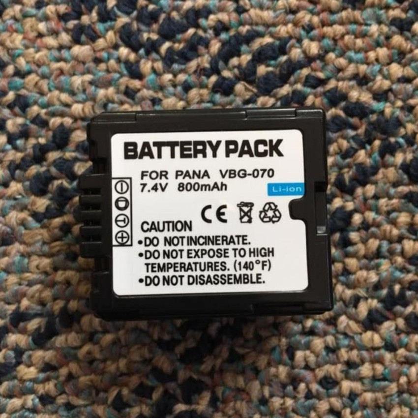 PANASONIC Digital Camcorder Battery VBG070 (Black) #289