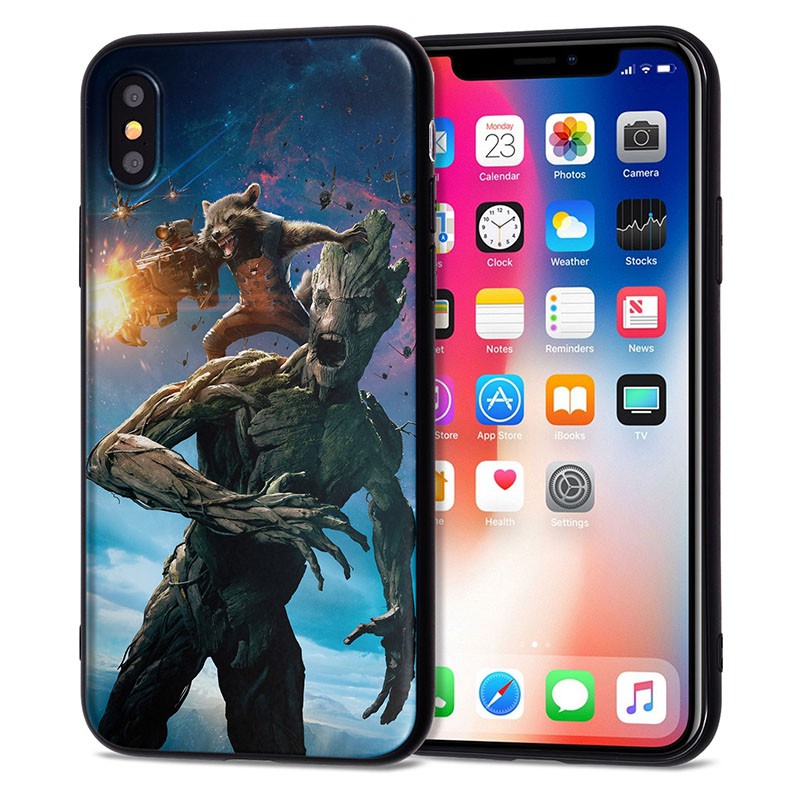 "XIX for Funda iPhone X Case 5 5S 6 6S 7 8 Plus X XS Max XR Super Heroes