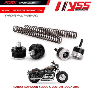 ชุดอัพเกรดโช้คหน้า (FORK UPGRADE KIT) สำหรับ Harley Davidson XL 1200 C SPORTSTER CUSTOM ปี 2007-2015