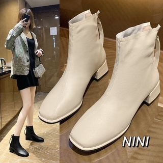 Nini34-43 Code รองเท้าบู๊ทส์มาร์ตินระบายอากาศสําหรับผู้หญิง