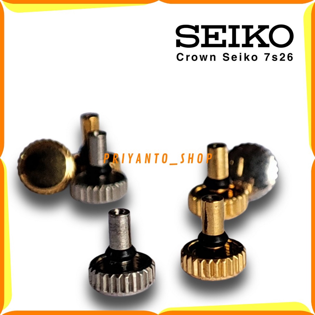 ลูกบิดนาฬิกา Seiko 7s26 7009 6119 6309 Crown Seiko