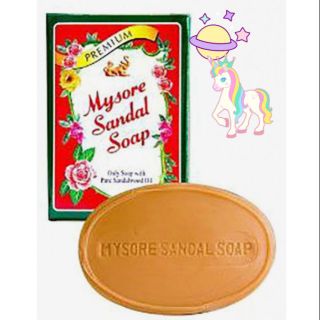 🦄🦄ก้อนใหญ่! อาบผิวหอม ลดกลิ่นตัว สบู่น้ำมันไม้จันทน์ Mysore Sandal soap 150g.