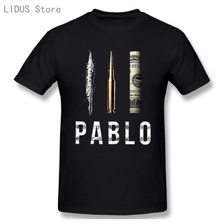 [S-5XL]ขายดี เสื้อยืดลําลอง แขนสั้น คอกลม ผ้าฝ้าย ลาย Pablo Escobar สําหรับผู้ชาย PLccal59HLbagm95