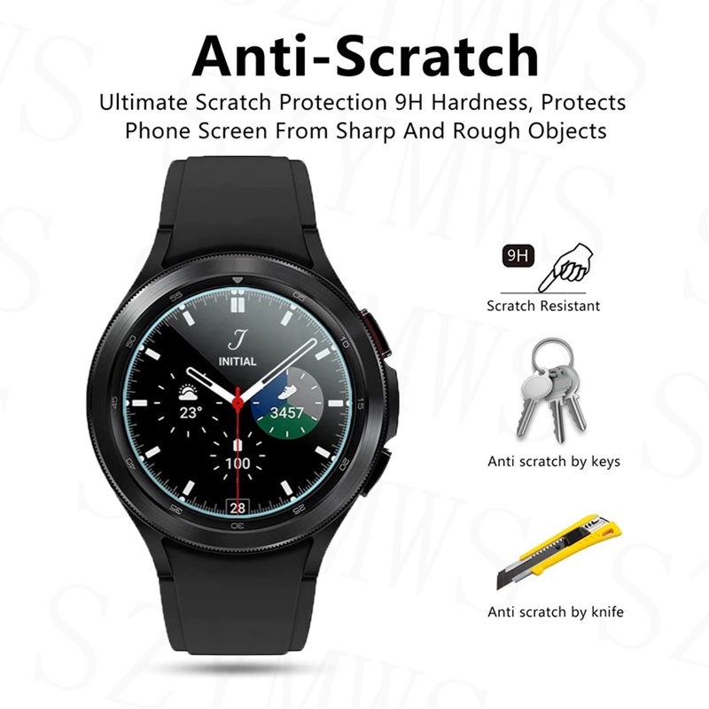ฟิล์มกระจกนิรภัย 3 ชิ้น Samsung Galaxy Watch 7/Watch Ultra/FE/6 /6 Classic 5 / 5 Pro / 4 /4 Classic / 3 40mm 44mm 42mm 46mm 45mm