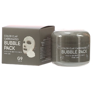 พร้อมส่ง !! G9SKIN - Color Clay Carbonated Bubble Pack 100ml นำเข้าจากเกาหลีแท้100%