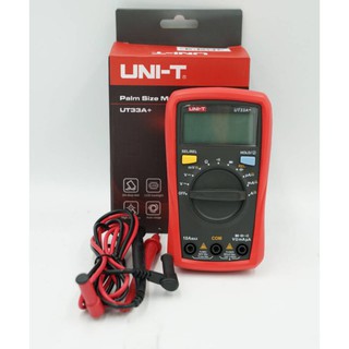 UNI-T UT33A+ ดิจิตอลมัลติมิเตอร์ มิเตอร์วัดไฟแบบดิจิตอล