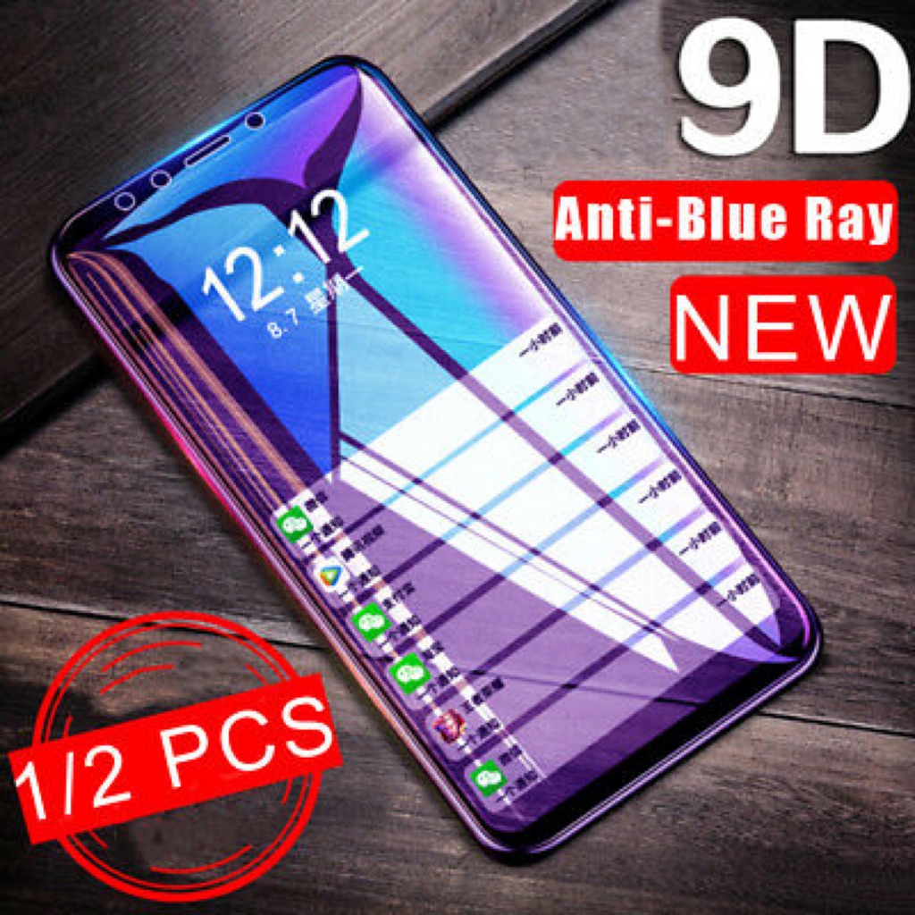[ซื้อ 1 แถม 1 ] Anti-blue Ray iPhone 14 / 14 pro / 14 plus /14 pro max / ip12 / 12 mini 9D กระจกนิรภ