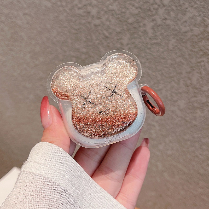 สําหรับ Samsung Galaxy Buds Core FE หมีน่ารักฝาครอบป้องกันสําหรับ Samsung Buds Pro Live หูฟัง 3D โปร