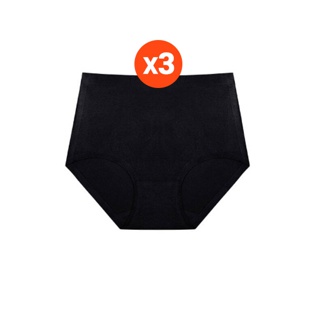 Sabina กางเกงชั้นใน (Set 3 ชิ้น) (ทรง Half ) รุ่น Panty Zone รหัส SUZ3502BK สีดำ